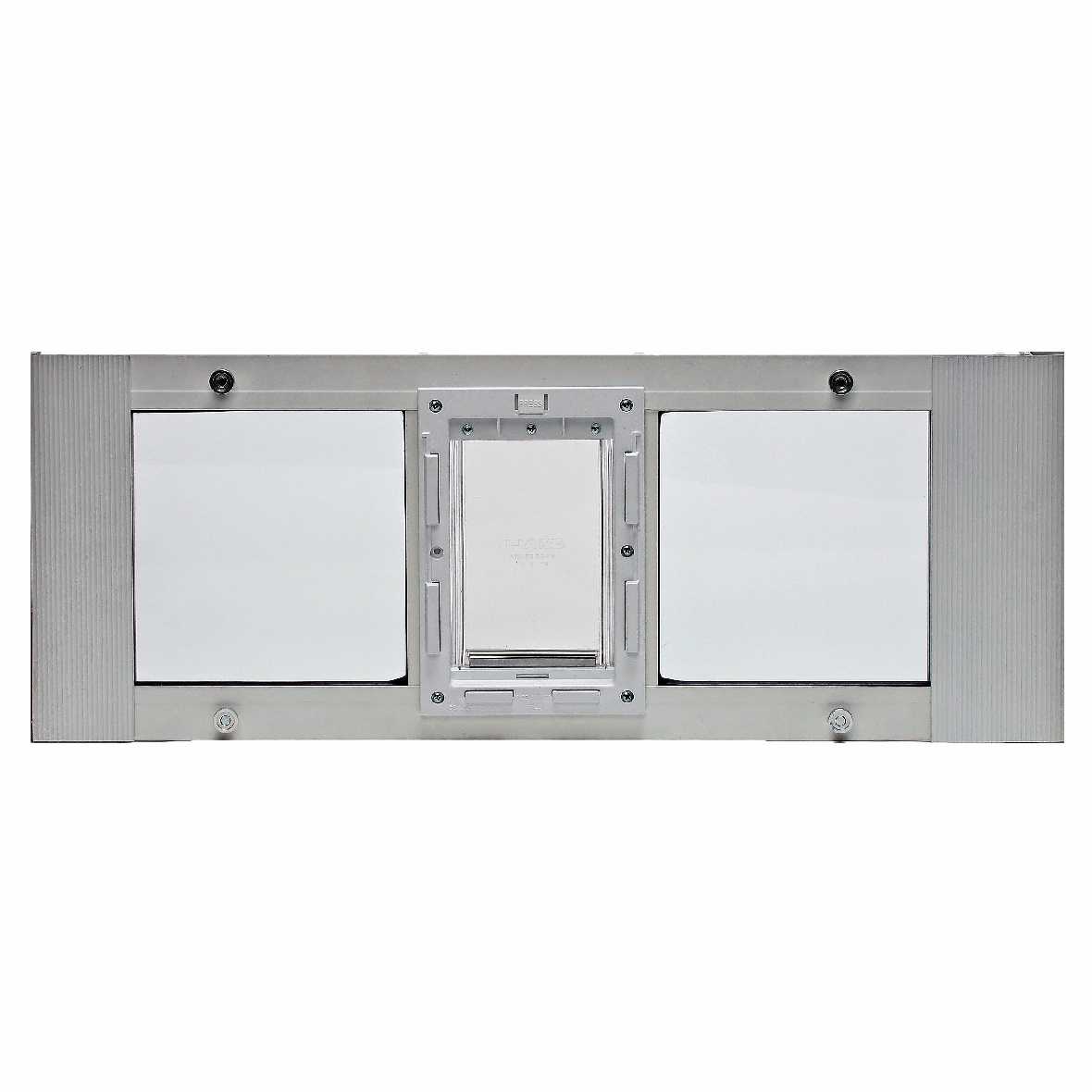 Aluminum sash window pet 2024 door