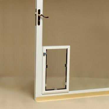 Installing dog door 2024 in glass door